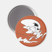 Aimant SPEEDY GONZALES™ Cours Art (Recto/Verso)