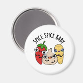 Aimant Spice Spice Baby Funny Food Pun (Recto/Verso)