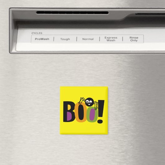 Aimant Spider BOO Halloween (In Situ (Lave-vaisselle))