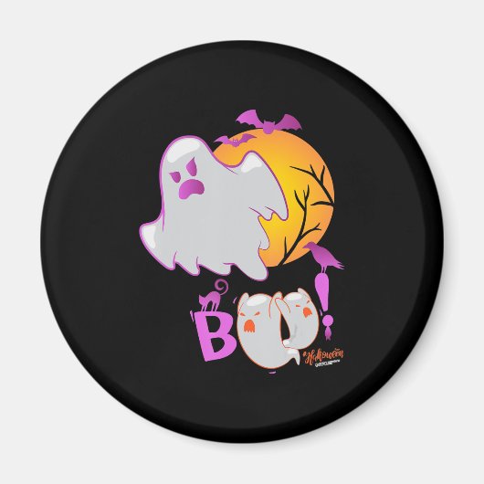 Aimant Spider Cadeau Boo Ghost Bats Spider Déplaisant Hal (Devant)