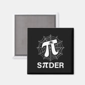 Aimant Spider Pi Spider Science Math Enseignant Funny Spi (Recto/Verso)