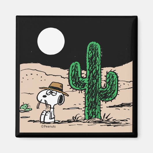Aimant Spike dans un désert illuminé par la Lune (Devant)