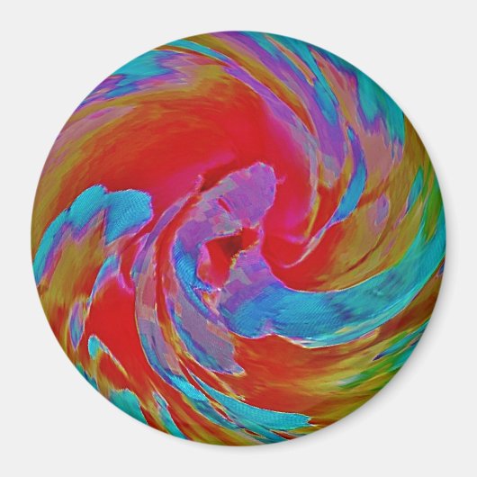 Aimant Spinart ! Floral Fluorescente (Devant)