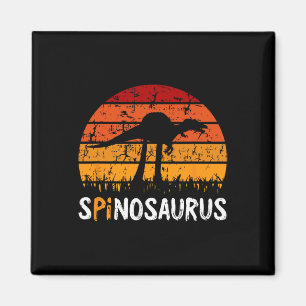 Aimant Spinosaurus Pi Day Retro Symboles mathématiques En