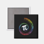 Aimant Spiral Arc-en-ciel Nerd Math Geek Mathématicien Jo (Recto/Verso)