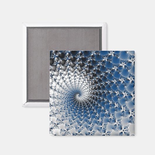 Aimant spiral bleu (Recto/Verso)