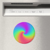 Aimant Spiral Whirl Swirl art de Prismatic Trippy (In Situ (Lave-vaisselle))