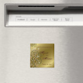 Aimant Spirales Boho Or & Green Unis Dans Le Mariage (In Situ (Lave-vaisselle))