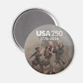 Aimant Spirit of 76 - Le 250e anniversaire de l'Amérique (Recto/Verso)