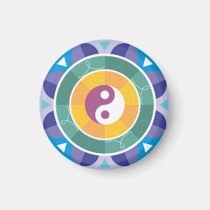 Aimant spiritualité Yin yang spiritualité est mandala bon