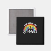 Aimant Spitters Sont Des Quitters Inappropriés Edgy Adult (Recto/Verso)