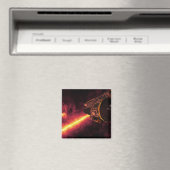 Aimant Spitzer vu contre le ciel infrarouge (In Situ (Lave-vaisselle))