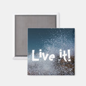 Aimant Splash Ocean Sea Live (Recto/Verso)