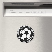 Aimant splat de football. (In Situ (Lave-vaisselle))