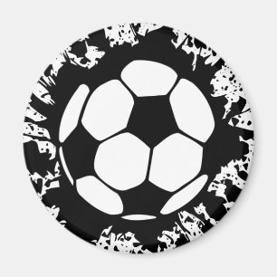 Aimant splat de football.