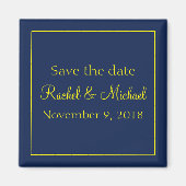 Aimant Splendid Save the Date Blue and Yellow (Devant)