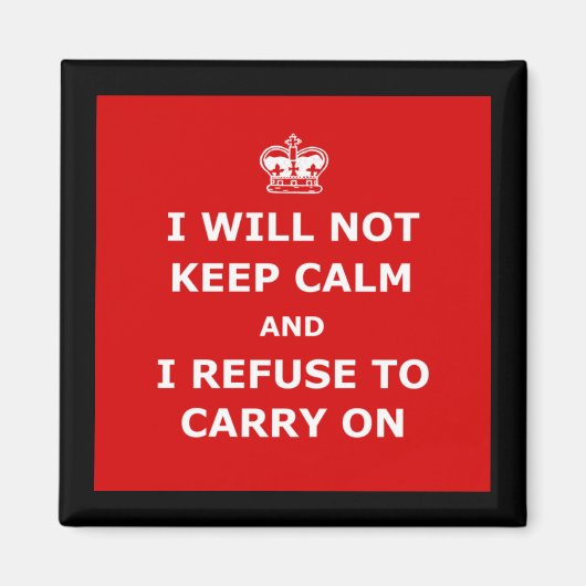 Aimant Spoof, calme (Devant)