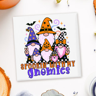 Aimant Spookin’ Avec Mes Gnomies : Amis Rétro Halloween