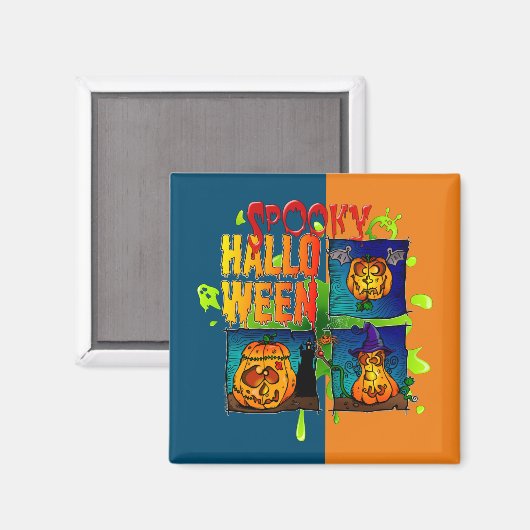 Aimant Spooky Halloween (Recto/Verso)