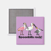 Aimant Spoonbill Rock ! (Recto/Verso)