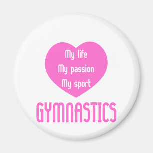 Aimant Sport de passion de la vie de gymnastique