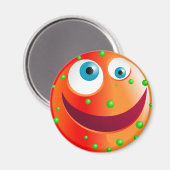 Aimant Spotty Red Smilie (Recto/Verso)