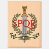 Aimant  SPQR Gladius - Senatus Populusque Romanus  (Recto)