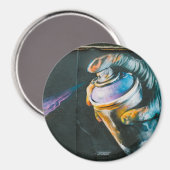 Aimant Spray peut graffiti art mural (Recto/Verso)