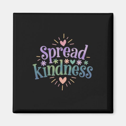 Aimant Spread Kindness - Sticker Kindness (Devant)