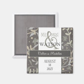 Aimant Sprigs Floraux Inspirété moderne Simple Élégant (Recto/Verso)