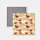 Aimant Spring Birve Love Couple Sweet Chocolate Heart (Recto/Verso)