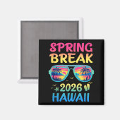Aimant Spring Break Hawaii 2026 Vacation Trip Sungles  (Recto/Verso)