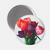 Aimant Spring Tulip Bouquet (Recto/Verso)