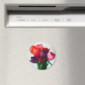 Aimant Spring Tulip Bouquet (In Situ (Lave-vaisselle))