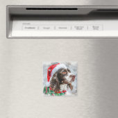 Aimant Springer Spaniel Chien Fête de Noël (In Situ (Lave-vaisselle))