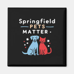 Aimant Springfield Animaux - Montrez Votre Amour Pour Ani