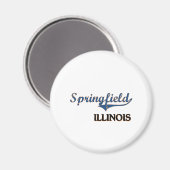 Aimant Springfield Illinois City Classic (Recto/Verso)