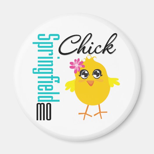 Aimant Springfield MO Chick (Devant)