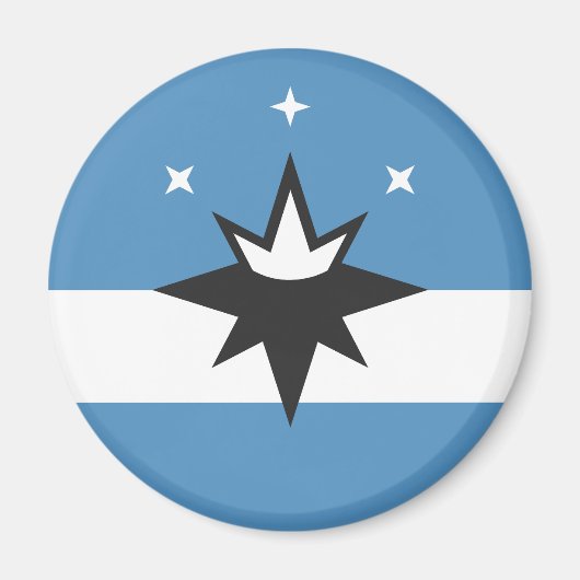 Aimant Springfield ville Drapeau Missouri État USA (Devant)