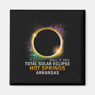 Aimant Springs Arkansas Total Éclipse Solaire 8 avril 202