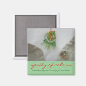 Aimant Spritz de couleurs (Recto/Verso)