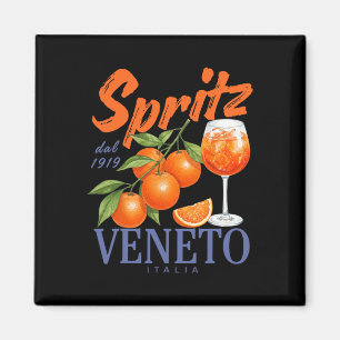 Aimant Spritz Veneto Dal 1919 Italia Vin Orange Vintage