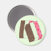 Aimant Spumoni Italien Gelato Crème de glace Dessert Spum (Recto/Verso)