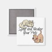 Aimant Spy and Neuter Your Pets (Recto/Verso)