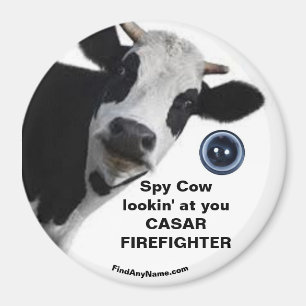 Aimant Spy Cow regarde toi CASAR FIREFIGHTER
