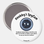 Aimant SpyCam de Knobby Duncans Creek Rd. Amusant (Recto/Verso)