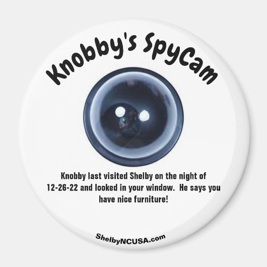 Aimant SpyCam Shelby de Knobby (Devant)