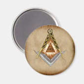 Aimant Square and Compass with All Seeing Eye (Recto/Verso)