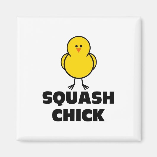 Aimant Squash Chick (Devant)