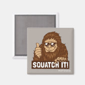 Aimant Squatch (Recto/Verso)